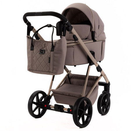 Adamex Delta Natura 4 Wózek Głęboko-Spacerowy Cappuccino