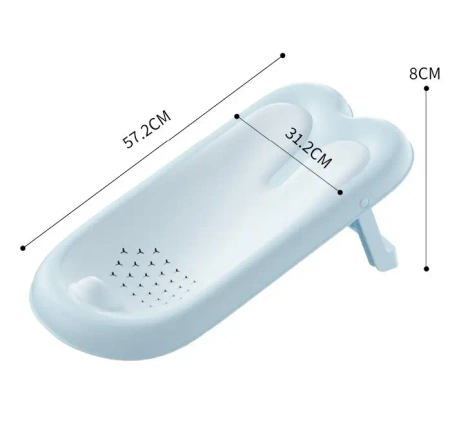 Babyhood BH-219B Wkładka Do Wanienki Niebieska