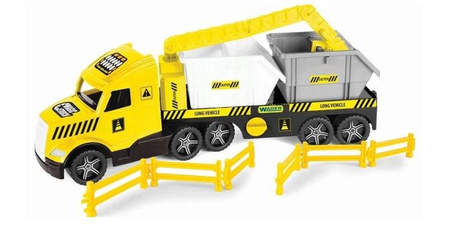 Wader Magic Truck Technic Laweta Z Kontenerami