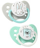 Babyono Smoczek Anatomiczny Silikonowy 2 Sztuki 0-3 M-cy Natural Nursing 1226/01