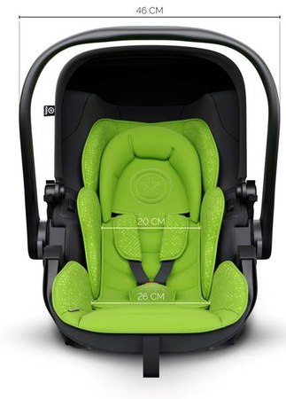 Kiddy Evolution Pro 2 Fotelik Samochodowy 0-13kg Lizard Green