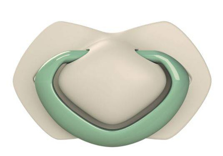 Canpol Babies Smoczek Silikonowy 0-6 mcy Symetryczny Pure Color 2 szt 22/655 Beige