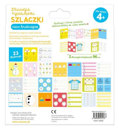 CzuCzu Dluuugie rysowanki. Rysuje szlaczki nieco trudnidniejsze 4+