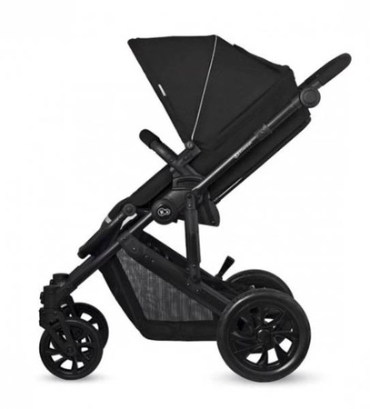 Kinderkraft Prime Lite Wózek Głęboko-Spacerowy 2w1 Deep Black