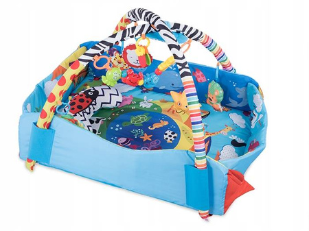 Lionelo Anika Plus Interaktywna Mata Edukacyjna Blue/Yellow