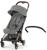 Cybex Coya Wózek Spacerowy Rama Rosegold Mirage Grey + Pałąk do Wózka