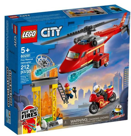 Lego City Strażacki Helikopter Ratunkowy 60281