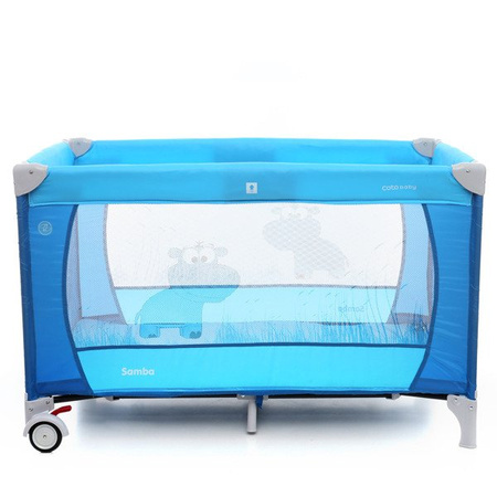 Coto Baby Samba Plus Dwupoziomowe Łóżeczko Turystyczne Różowe