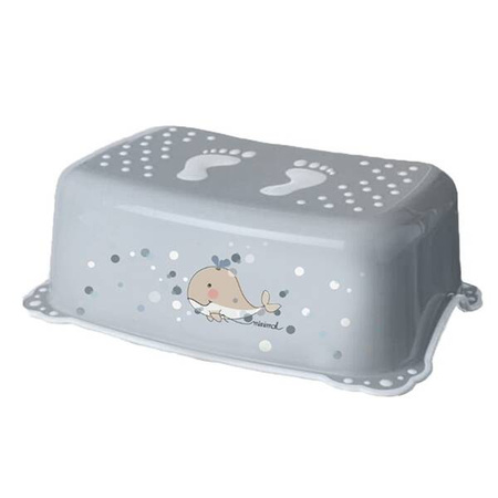 Maltex Minimal Podnóżek 2K Wieloryb Satynowy Błekit