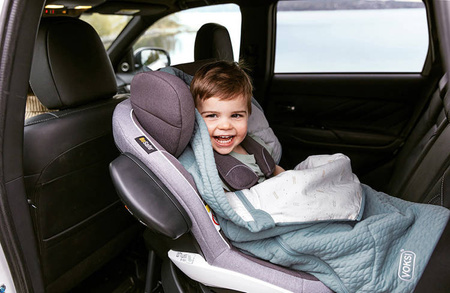 BeSafe Voksi Śpiworek Do Wózka i Fotelika Breeze Light Szary