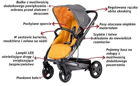 X-LANDER X-CITE WÓZEK GŁĘBOKO-SPACEROWY DESERT TEAM