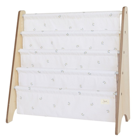 3 Sprouts Recycled Stojak Na Książki Blueberry Taupe