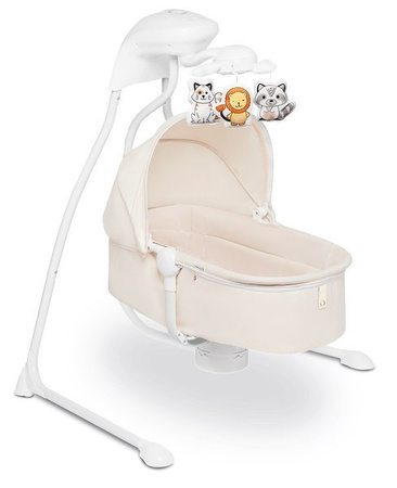 Lionelo Henny Leżaczek Bujaczek Huśtawka (beige)