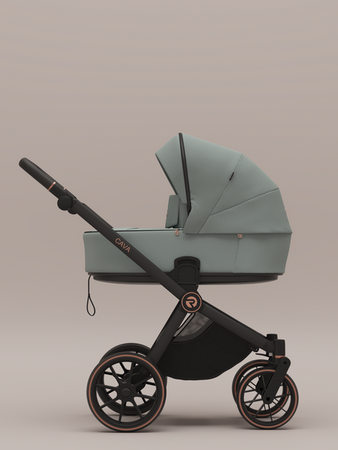 Riko Cava Wózek Głęboko-Spacerowy 12 Sage