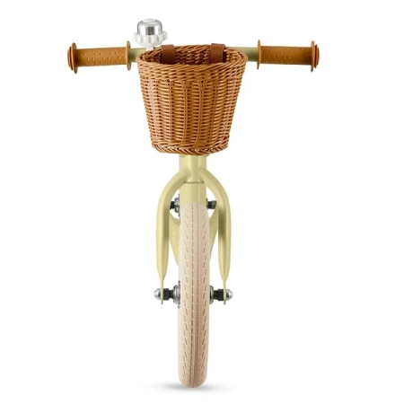 Kinderkraft Rapid 2 Rowerek Biegowy z Koszykiem Zielony