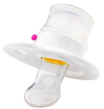 Abakus Baby Numi med Smoczek Do Podawania Leków 0-6 mcy Biały