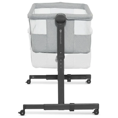 Kinderkraft Neste Up 2 Łóżeczko Dostawne Jasnoszary