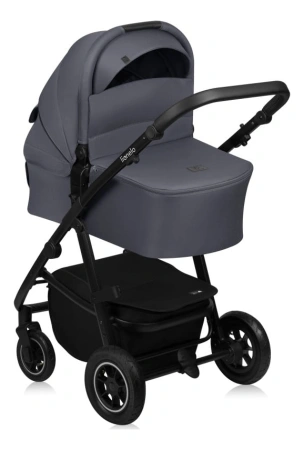 Lionelo Amber Plus Wózek Głęboko-Spacerowy 3w1 Grey Graphite