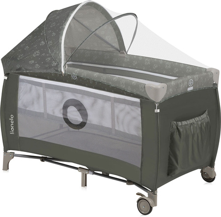 Lionelo Sven Plus Łóżeczko Turystyczne Beige Olive