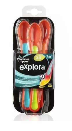 Tommee Tippee Exp Łyżeczki Zmieniające Kolor *6 44661071