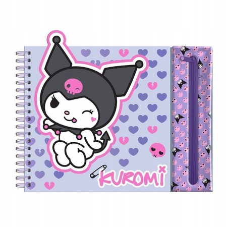 Kids Euroswan Zestaw kreatywny piórnik kredki naklejki - Hello Kitty Kuromi