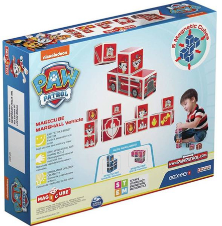 MagiCube Kocki Magnetyczne PawPatrol Marshall Vehicle