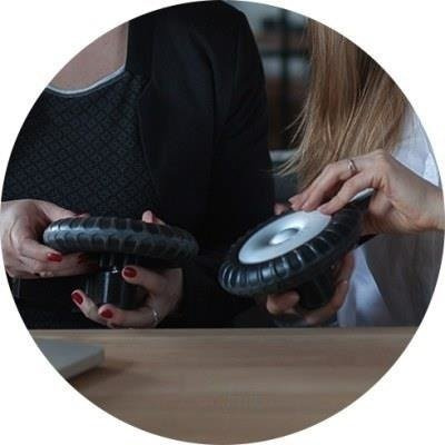 Rollersy Adaptery z Kółkami do Fotelików Samochodowych Turquoise