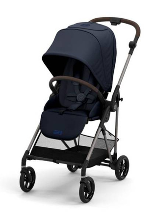 Cybex Melio New Wózek Spacerowy Rama Taupe Ocean Blue