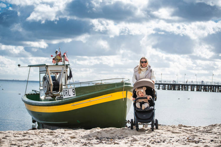 Espiro Wave 2024 Wózek Spacerowy 310 Deep Night + Śpiworek + Mufka