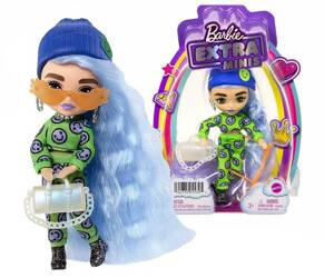 Mattel Barbie Extra Minis Lalka Niebieskie Włosy