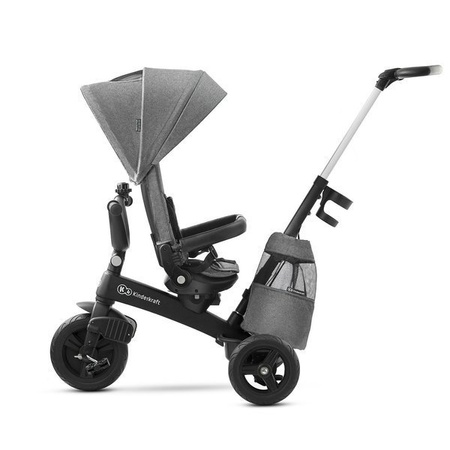 Kinderkraft Easytwist Rowerek trójkołowy Platinum Grey