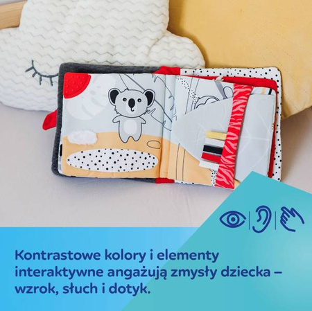 Canpol Babies Sensoryczna Książeczka Manipulacyjna BabiesBoo Panda 68/088
