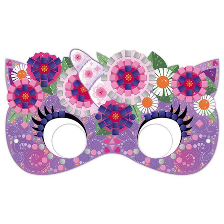 Janod Zestaw kreatywny Mozaika Maski 7+