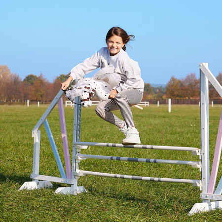 Hoppihorse Koń na Kiju Hobby Horse A3 Biały 66cm