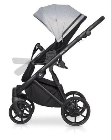 Riko Nano Pro Wózek Głęboko-Spacerowy 2w1 Onyx