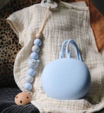 Nibbling Zawieszka Eko Drewniana Pantera Niebieska