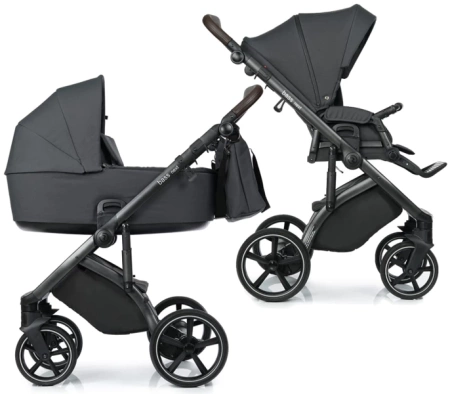 Roan Bass Next Wózek Głęboko-Spacerowy 2w1 + Cybex Cloud T I-Size Plus Fotelik Samochodowy