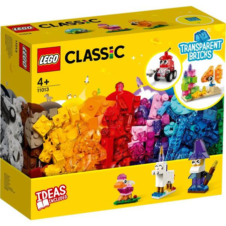 LEGO Classic 11013 Kreatywne Przezroczyste Klocki