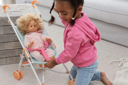 Micki Bluey Wózek dla Lalek Bluey Składana Spacerówka