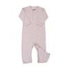 Lodger Pajacyk piżamka niemowlęca bawełniana jasny róż Basic Rib Tan r. 62