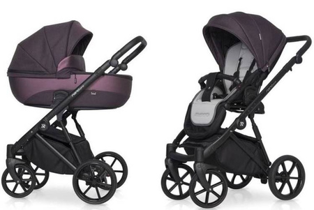 Riko Nano Pro Wózek Głęboko-Spacerowy 2w1 Plum