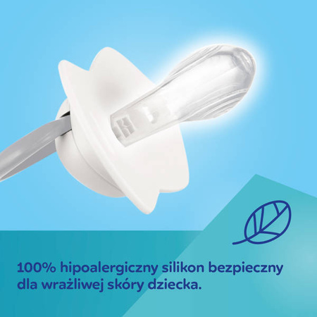 Canpol Babies Smoczek Silikonowy 0-6m Sleepy Koala 2 szt. 22/658_blu Blue