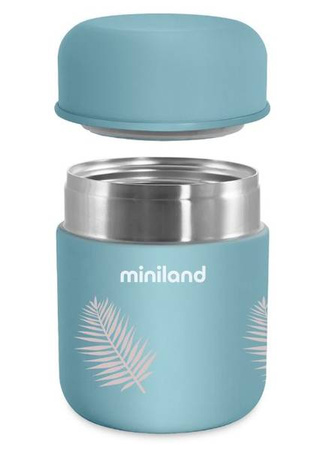 Miniland Terra Termos Mini Do Posiłków 280 ml Morski/Palmy