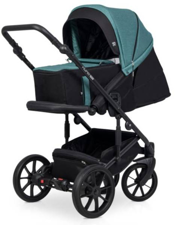 Riko Nuno Pro Wózek Głęboko-Spacerowy 2w1 z Miękką Gondolą Lagoon