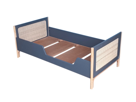 Theo Bebe Oceania Wielofunkcyjne Łóżeczko Ratanowe 70x140cm Silex