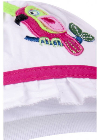 Yoclub! Czapka Letnia Pink Parrot 40-44cm