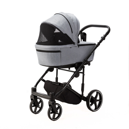 Adamex Zico New Wózek Głęboko-Spacerowy 2w1 Szary TK-60