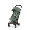 Cybex Coya Wózek Spacerowy Rama Rosegold Leaf Green + Pałąk do Wózka