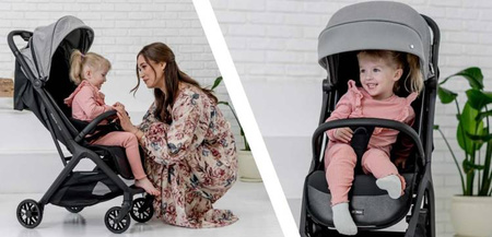 Espiro Nox Wózek Spacerowy 08 Pink Vibes