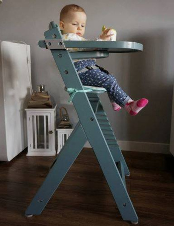 Safety 1st Timba Krzesełko do Karmienia + Wkładka Petrol Blue